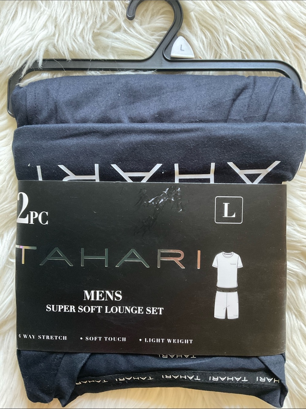 Tahari Men’s 2 Piece Super Soft Loungewear Lightweight Lounge Set Size Large